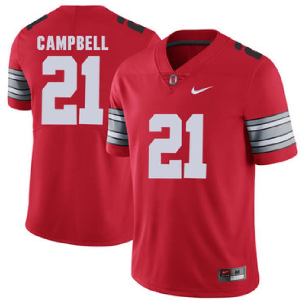 Mens Ohio State Buckeyes 21 Parris Campbell Red College Football Limited Jersey