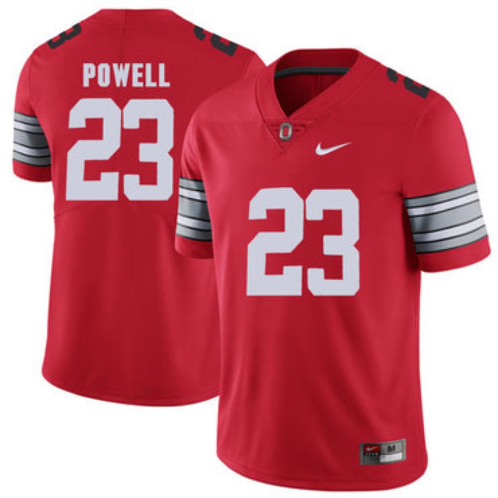 Mens Ohio State Buckeyes 23 Tyvis Powell Red College Football Jersey