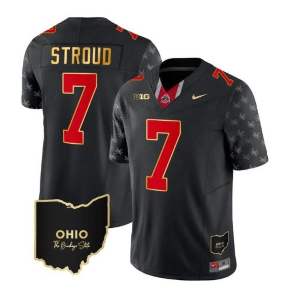 Mens Ohio State Buckeyes Cj Stroud Jersey 7 College Football Stitched Alterna
