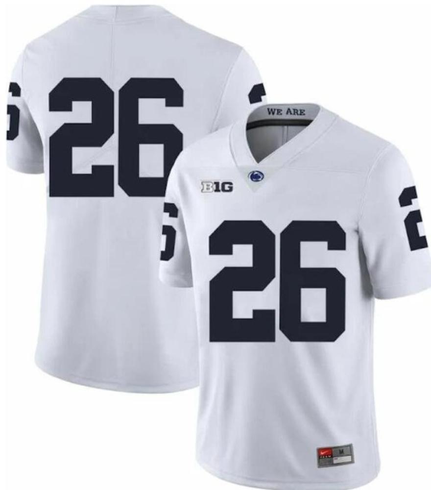 Mens Penn State Cam Wallace 26 Barkley Jerseys White