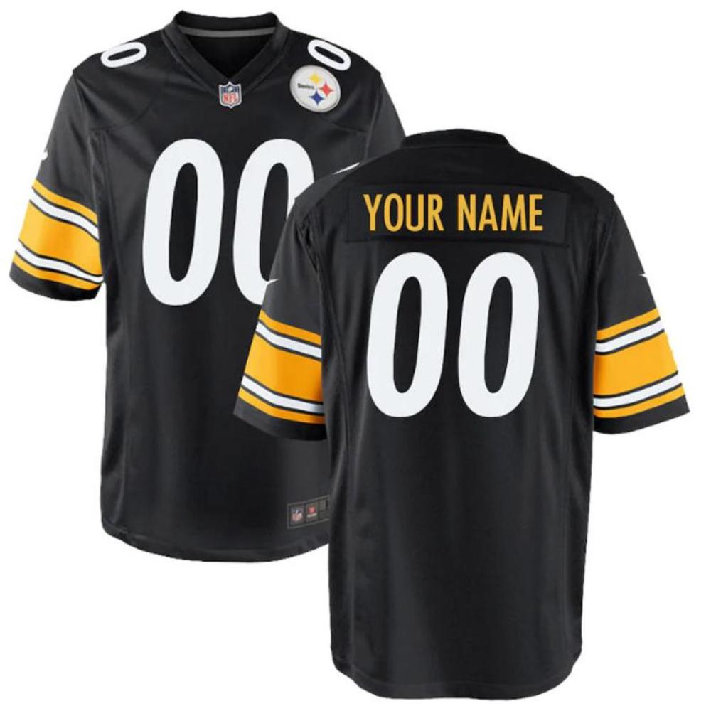 Mens Pittsburgh Steelers Custom Name And Number Jersey