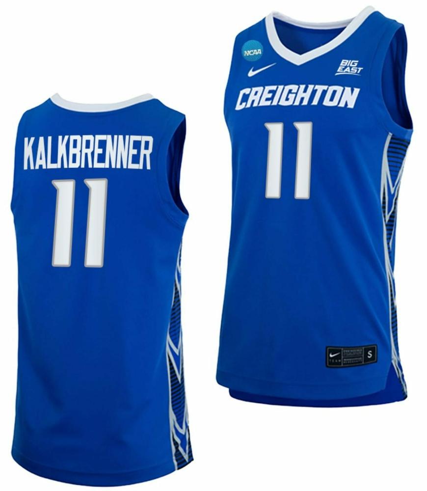 Mens Ryan Kalkbrenner Jersey Creighton Bluejays Basketball 2023 Ncaa March Mad