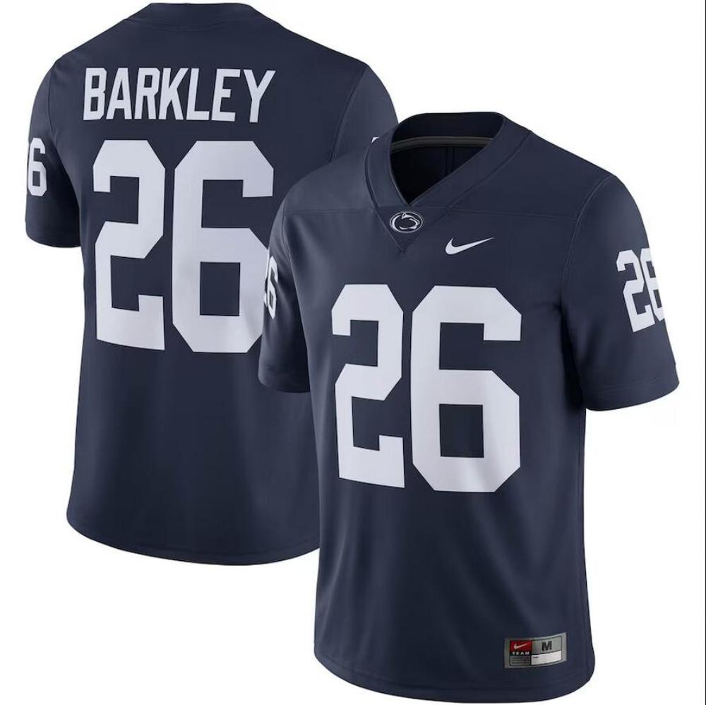 Mens Saquon Barkley 26 Penn State Nittany Lions Limited Jersey Navy