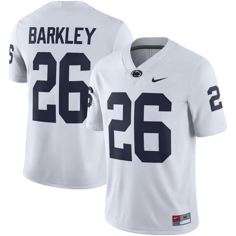 Mens Saquon Barkley 26 Penn State Nittany Lions Limited Jersey White