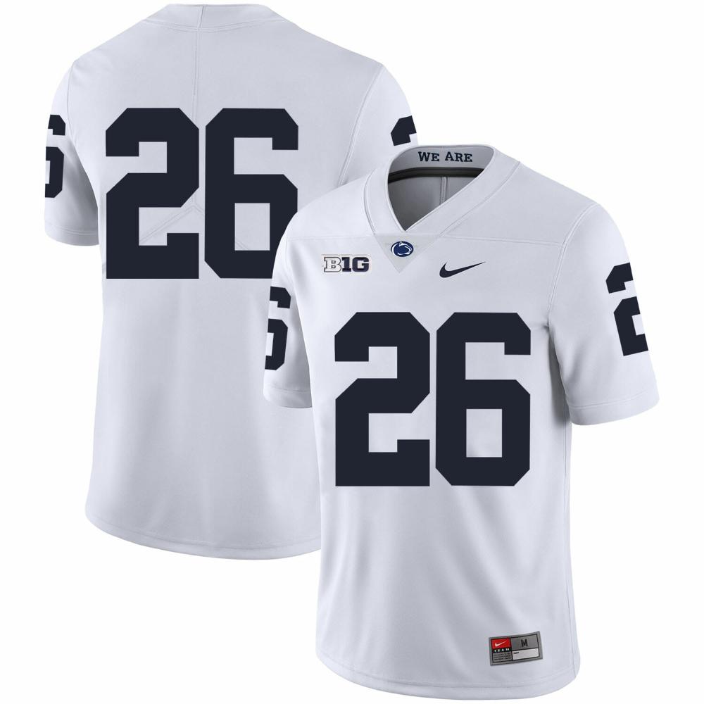 Mens Saquon Barkley Penn State Football Jersey 26 Ncaa College No Name White