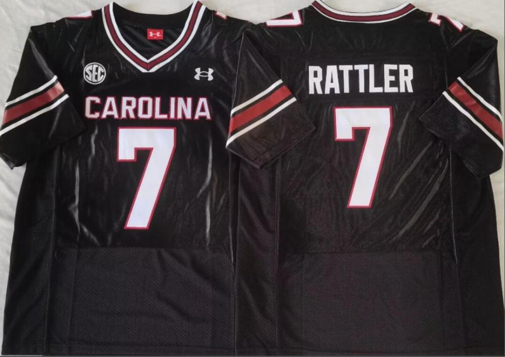 Mens Spencer Rattler 7 South Carolina Limited Jersey Black