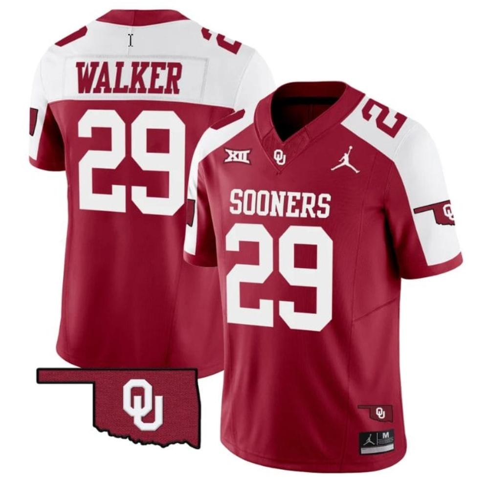 Mens Tawee Walker Jersey 29 Oklahoma Sooners Vapor Limited Alternate