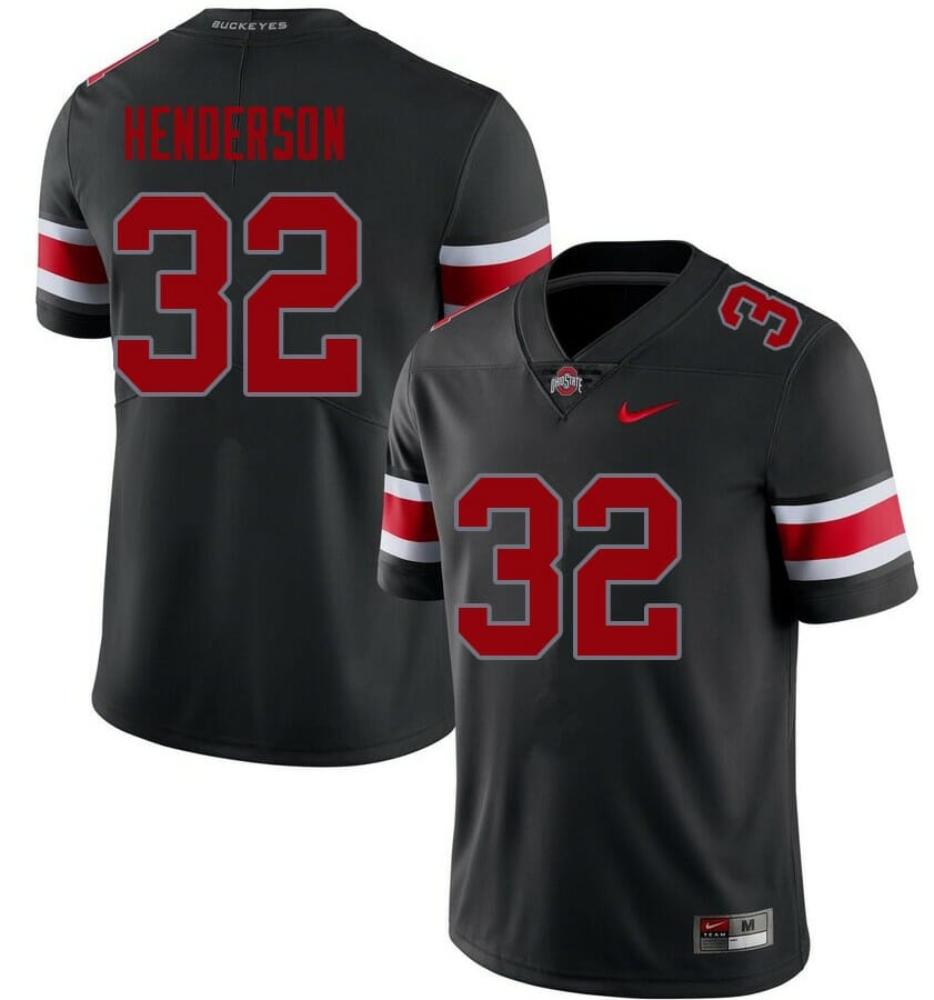 Mens Treveyon Henderson Jersey 32 Ohio State Buckeyes Ncaa College Black
