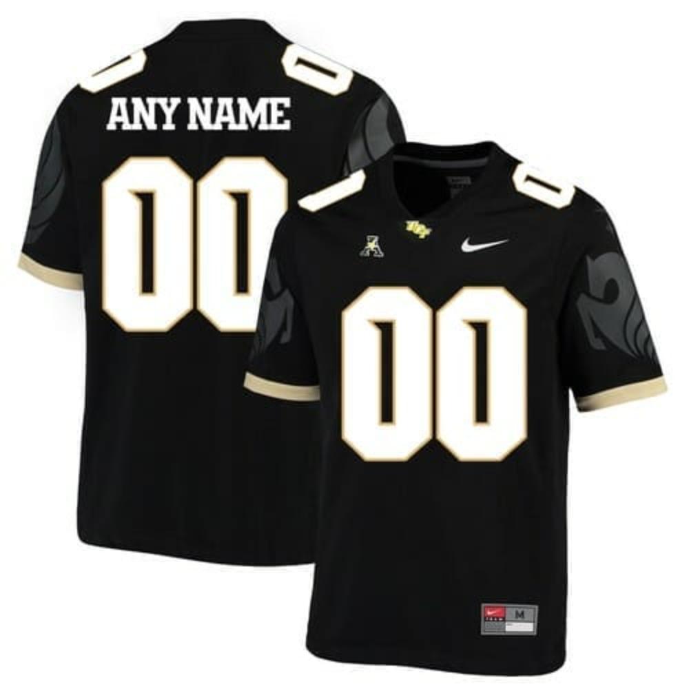 Mens Ucf Knights Custom Jersey Ncaa College Football Black