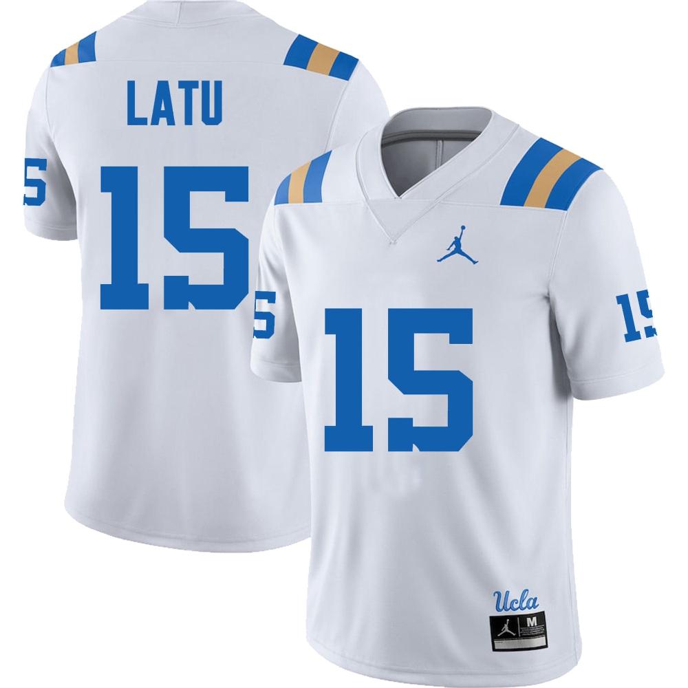 Mens Ucla Bruins Laiatu Latu Jersey 15 College White