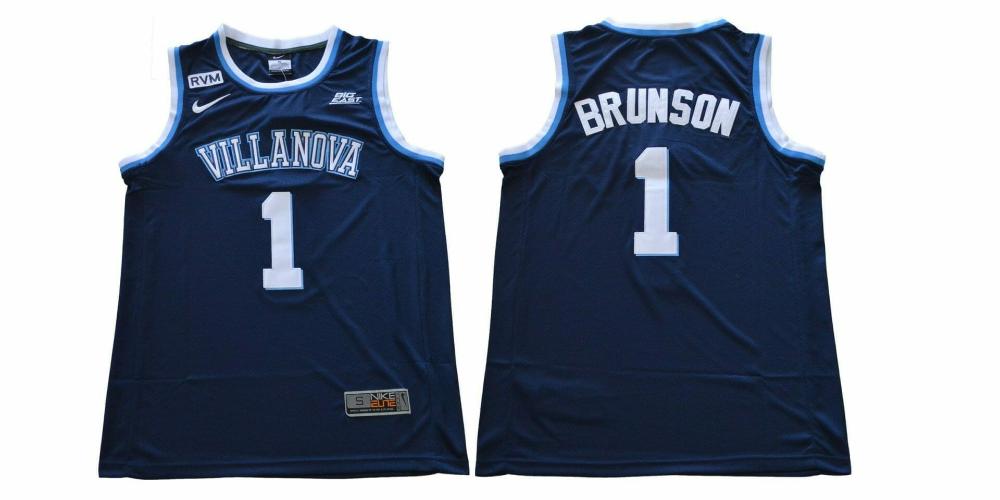 Mens Villanova Wildcats 1 Brunson Ncaa Basketball Dark Blue