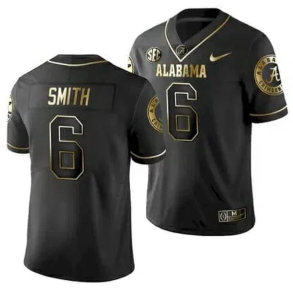 Mensalabama Crimson Tide 6 Devonta Smith College Football Black Jersey