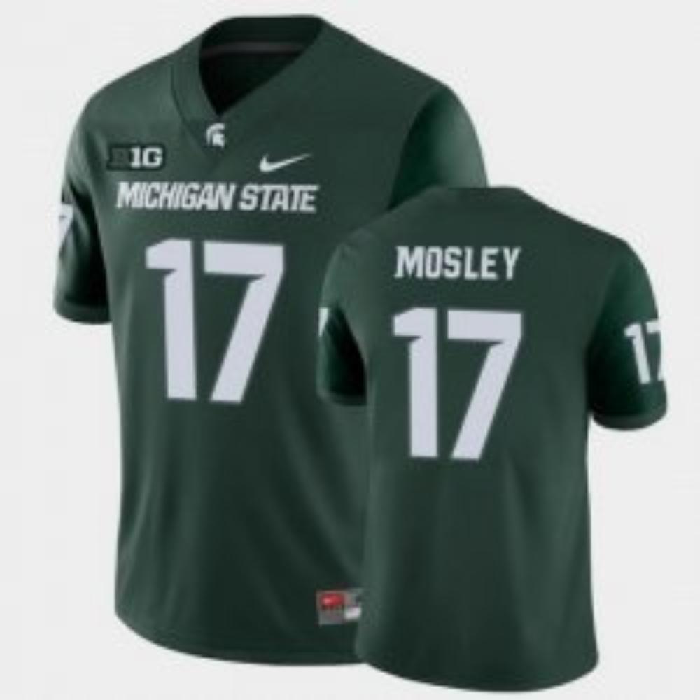 Michigan State Spartans 17 Tre Mosley College Football Green Stitched Jersey