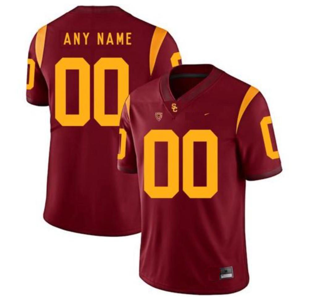 Ncaa 2023 24 Usc Trojans College Football Jersey Custom 00 Red Jersey