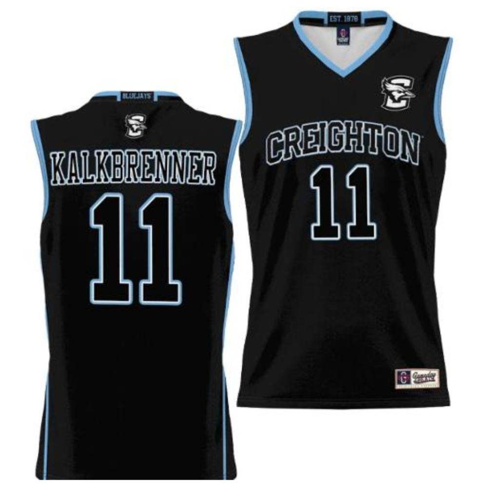 Ncaa Creighton Bluejays College Basketball Black Jersey 11 Ryan Kalkbrenner