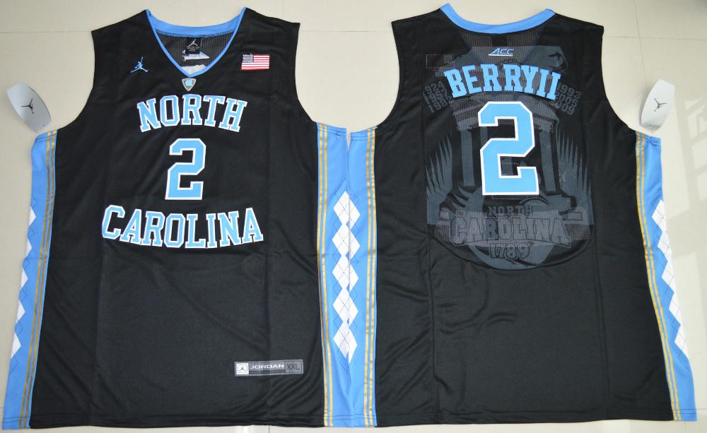 North Carolina Tar Heels 2 Joel Berry Ii Ncaa Basketball Jersey Black