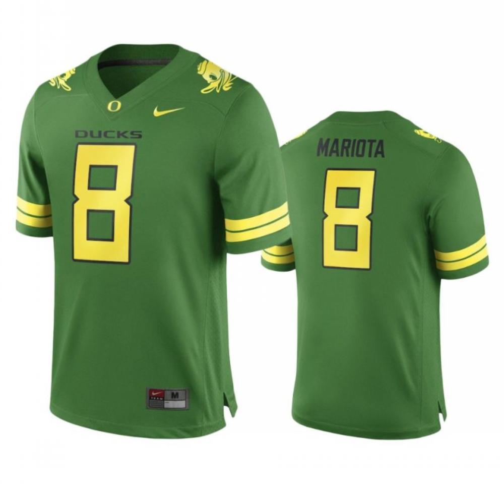 Oregon Ducks 8 Marcus Mariota Ncaa Football Jersey Green