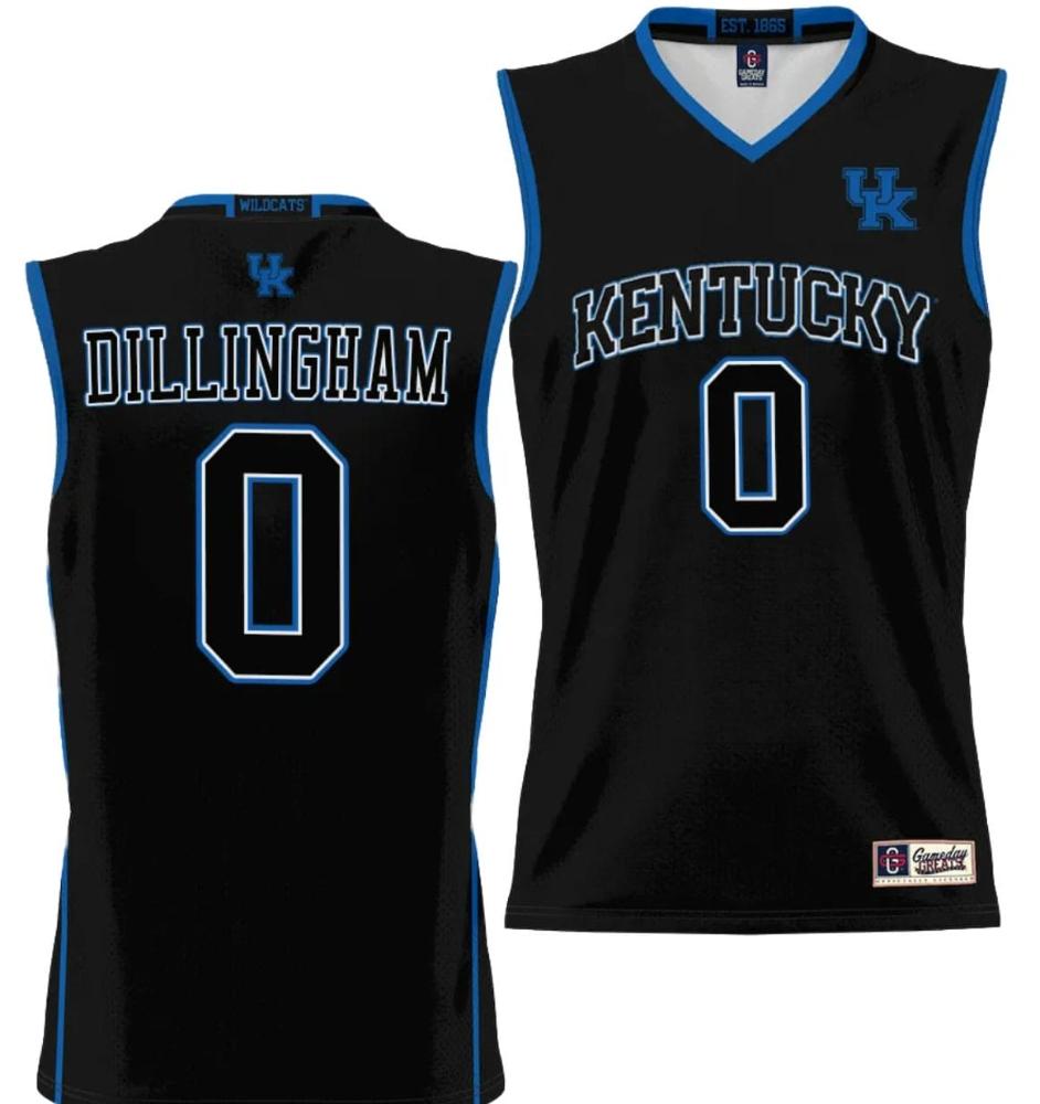 Rob Dillingham Jersey 0 Kentucky Wildcats Nil College Basketball Lightweight B