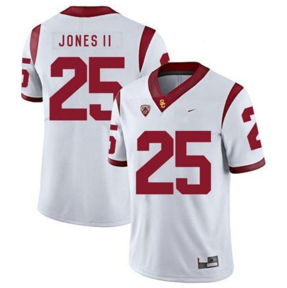 Ronald Jones Ii 25 Ncaa 2023 24 Usc Trojans College Football White Jersey