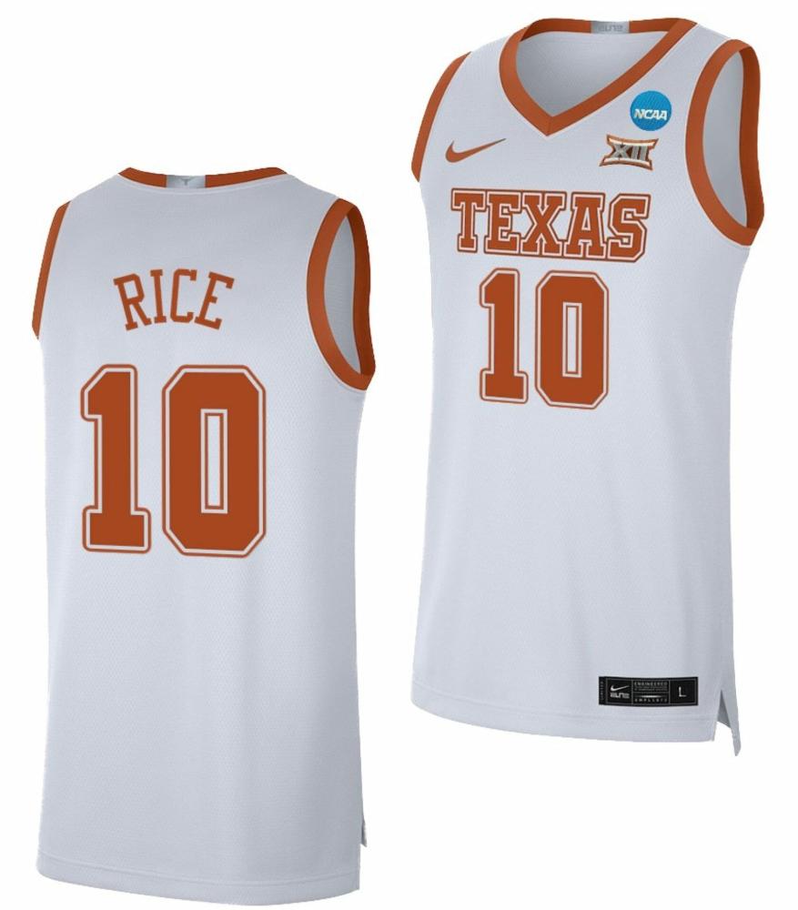 Sirjabari Rice Jersey Texas Longhorns College Basketball 2023 Ncaa March Mad