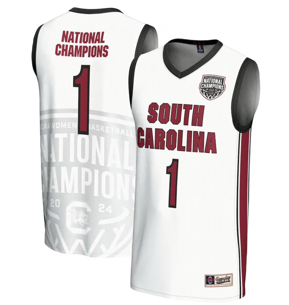 South Carolina Gamecocks 2024 Ncaa Womens Basketball National Champions Jersey