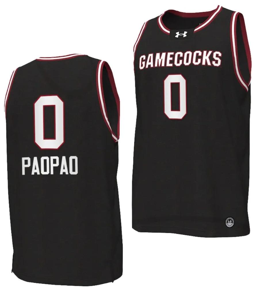 Te Hina Paopao Jersey 0 South Carolina Gamecocks College Basketball 2023 24 Re