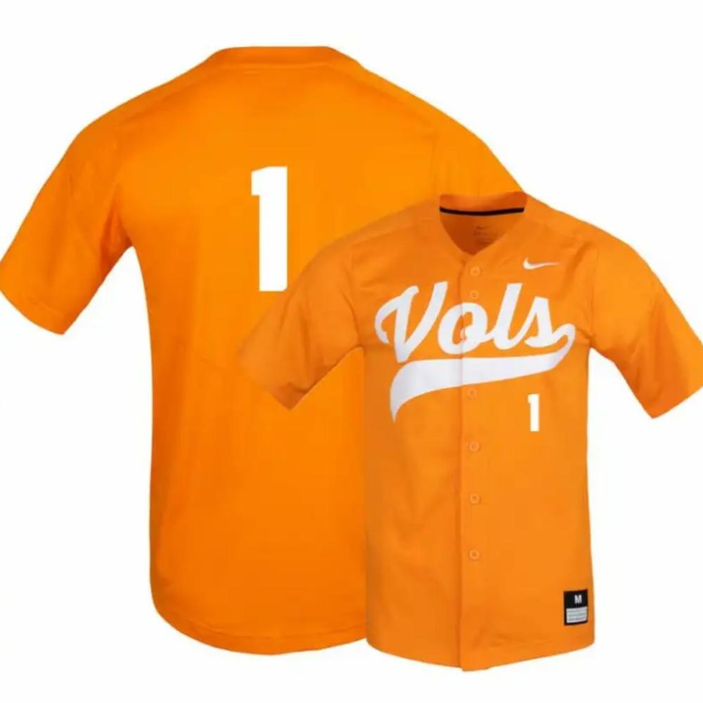 Tennessee Volunteers 1 Alerick Soularie Elite Orange Baseball Jersey