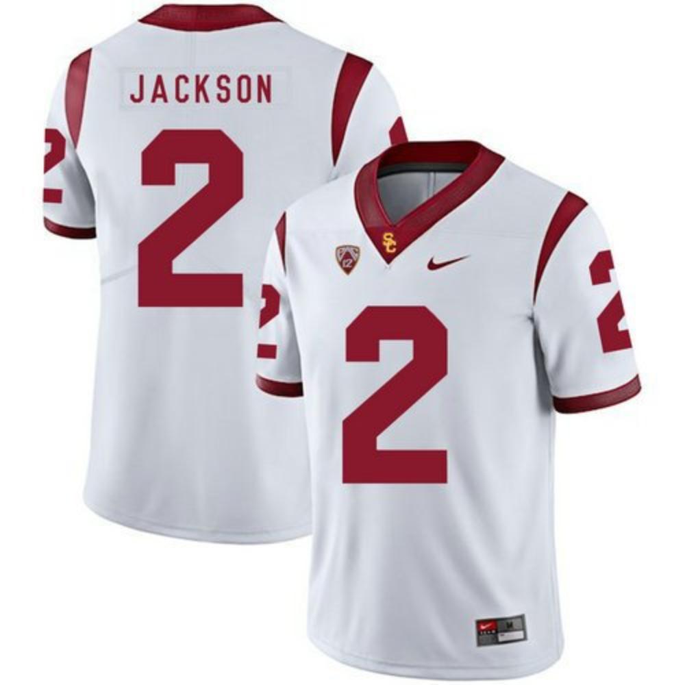 Usc Trojans 2 Adoree Jackson White College Football Jersey