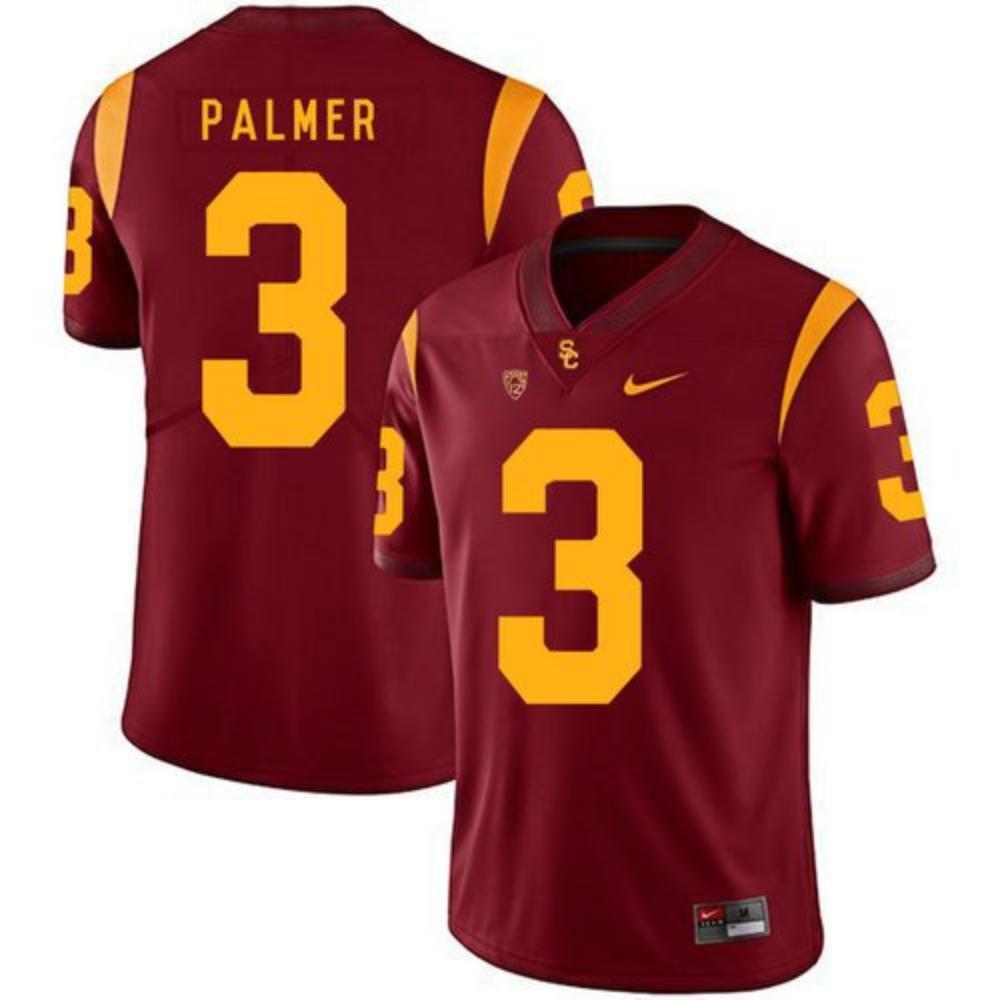 Usc Trojans 3 Carson Palmer Red College Football Jersey