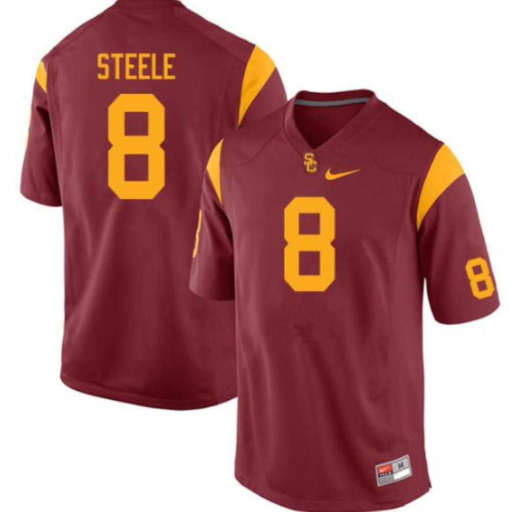 Usc Trojans 8 Chris Steele Red College Football Jersey