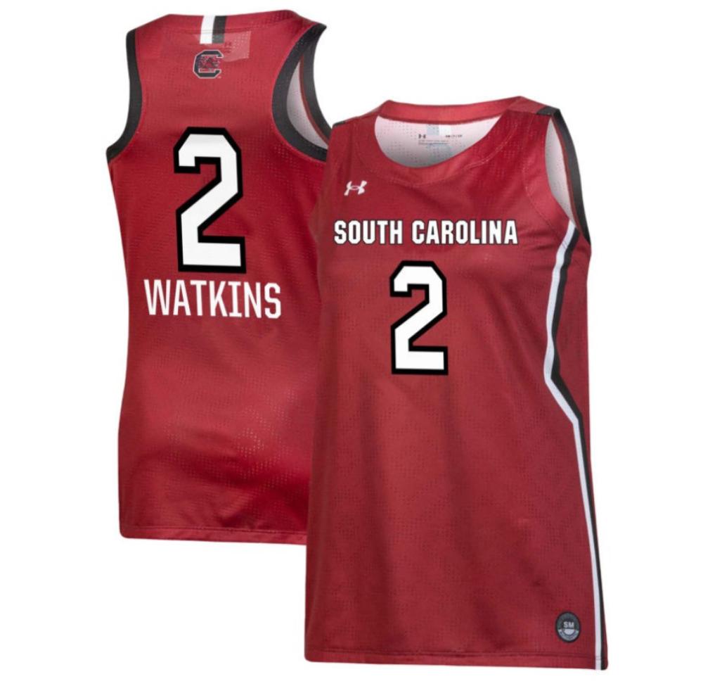 Watkins Ashlyn 2 Jersey South Carolina Ncaa 2024 Womens Basketball Champions